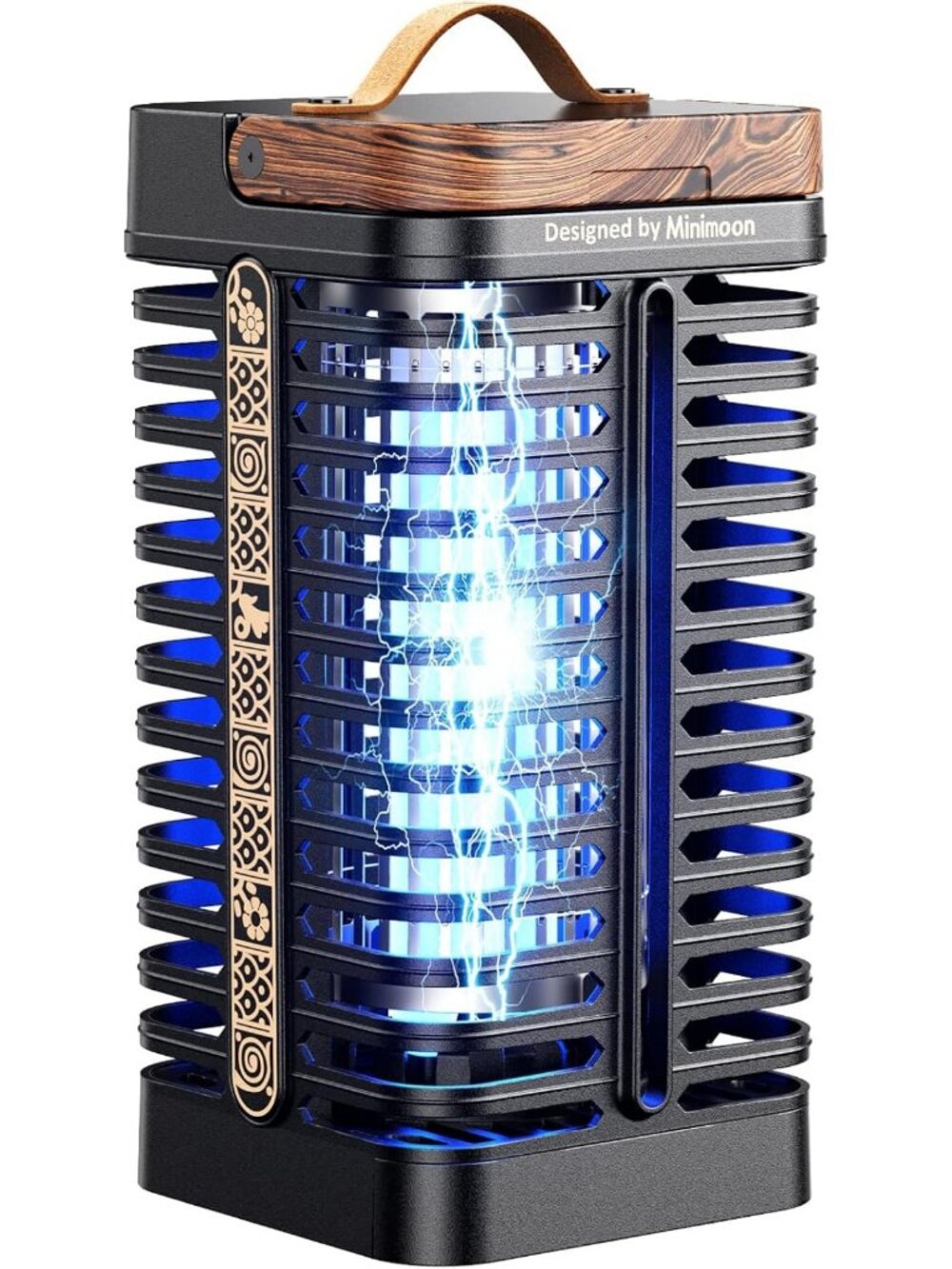 Electric Mosquito Zapper 4200V - Waterproof Indoor/Outdoor Fly Trap, 15W, 5.9 Ft